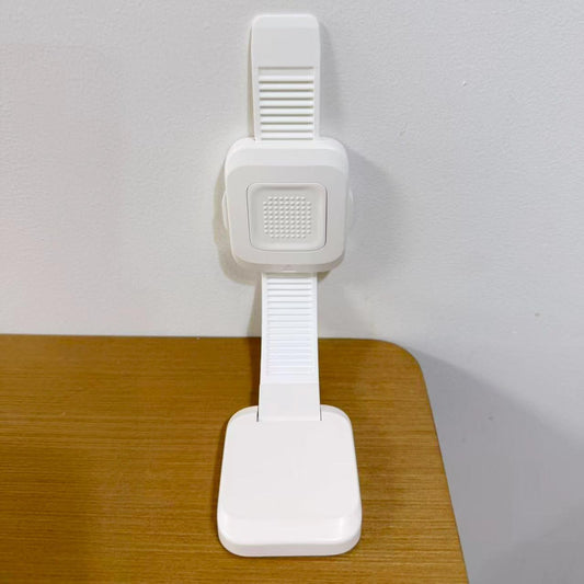 Upgraded No Drill Adhesive Furniture Anchor, Adjustable Anti Tip Furniture Wall Straps for Baby Proofing & Pets, Secure to Playroom, 2Pack