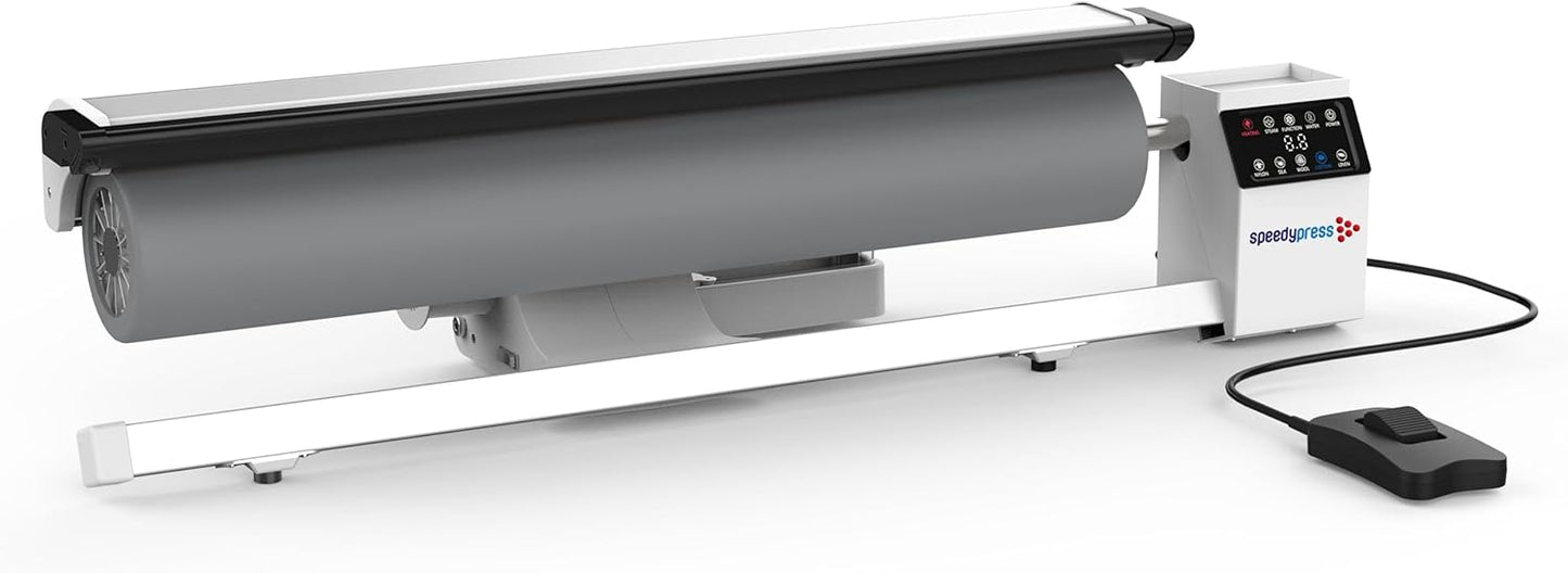 Rotary Iron Steam Roller Ironing Press by Speedypress R02036 with Stand, 91.5cm, for Clothes, Garments, Curtains, Sheets, Tablecloths (with Stand)