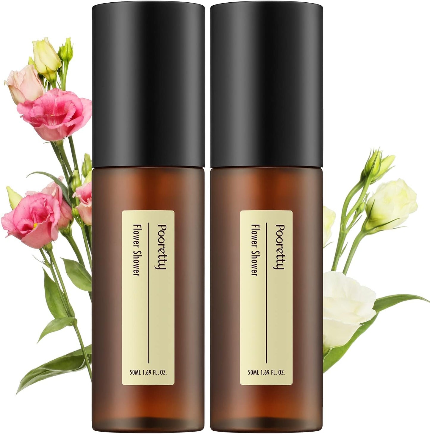 Pre-Poop Aromatic Bathroom Toilet Spray, Potty Deodorizer, Neutralize Bad Odors - Blooming Flowers Scent, Essential Oils (1.69 fl.oz. 2 Pack)