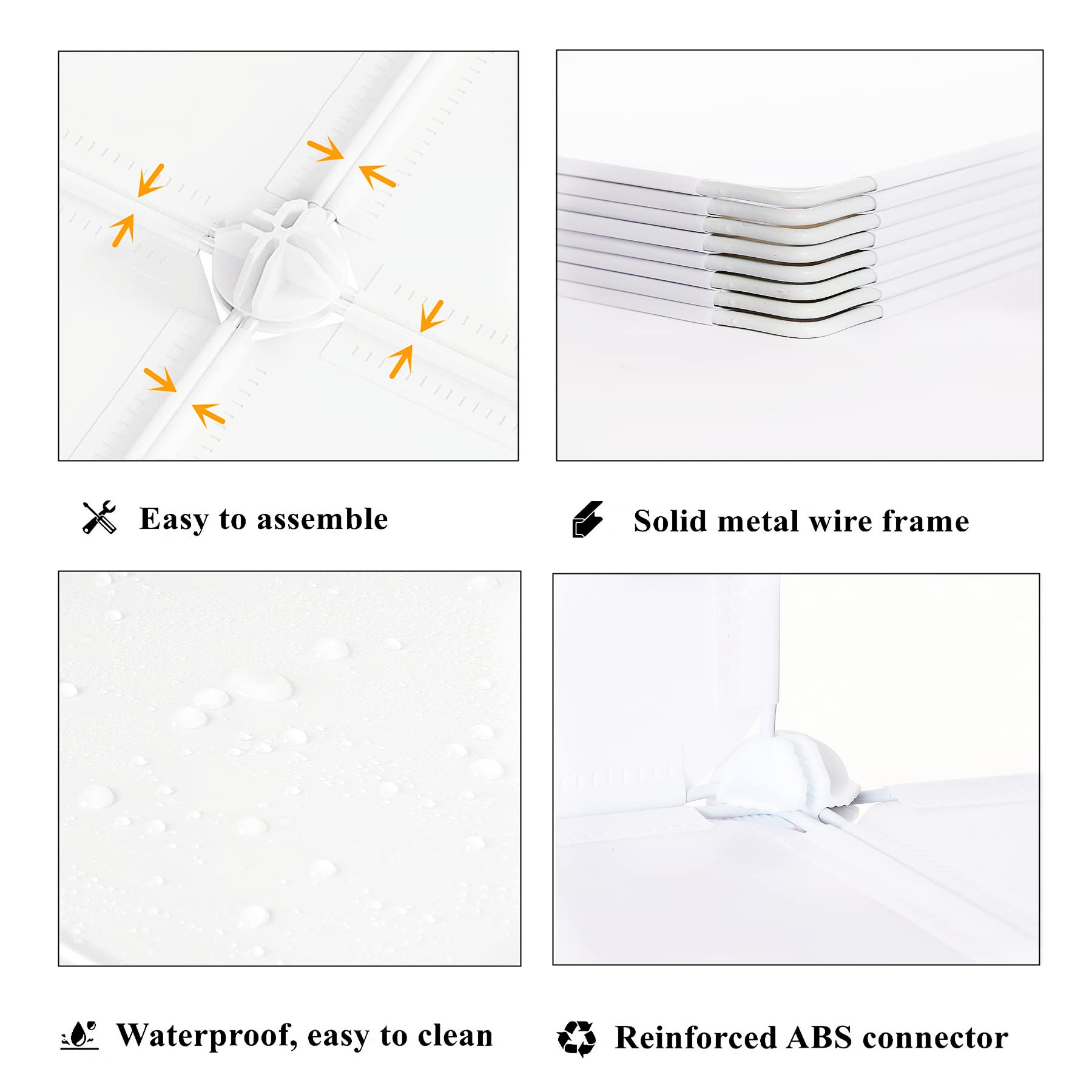 AWTATOS Closet Organizers and Storage, 6 Cube Storage Organizer, White