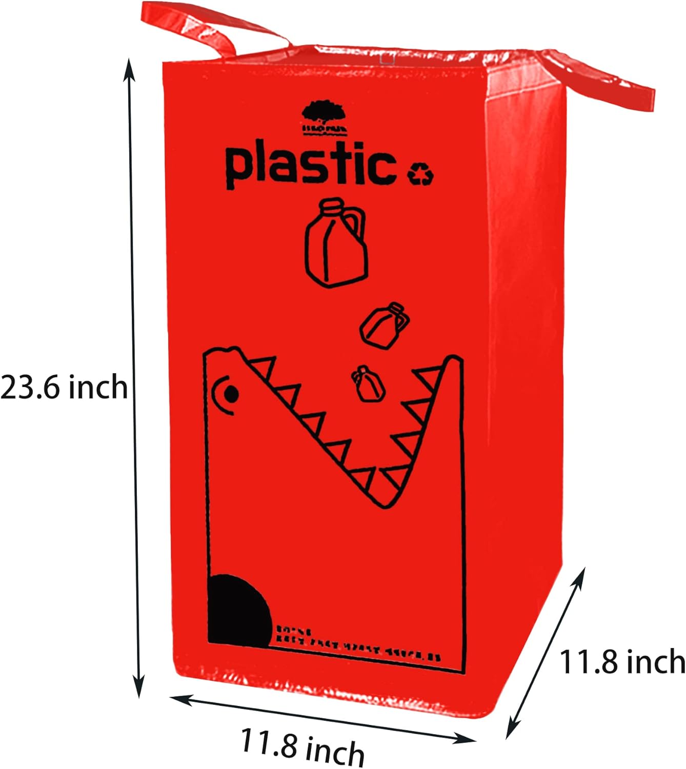 Recycling Bags,Separate Recycling Waste Bin Bags for Kitchen Home, Trash and Recycle Bin Combo,Reusable Waterproof,42 Gallon, Pack of 3 Recycling Bins