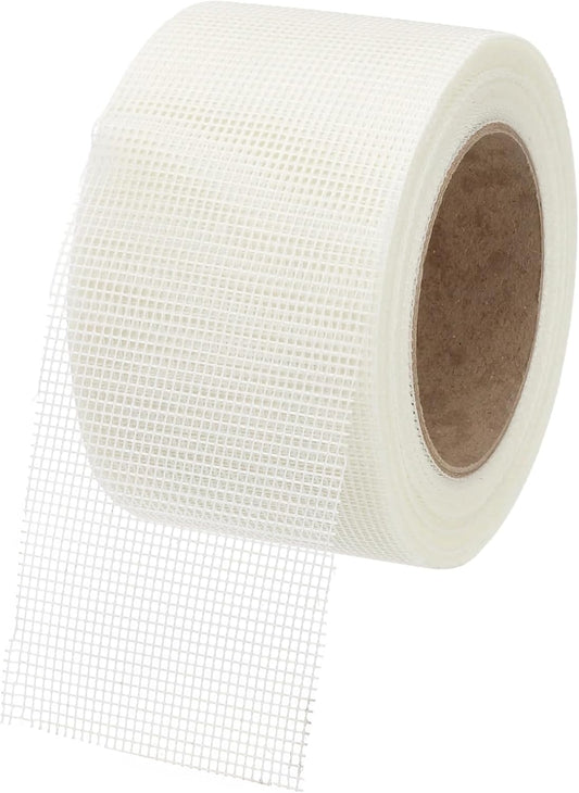 PATIKIL Drywall Repair Mesh Tape, 3 inch x 82 ft Fiberglass Repair Patch Self-Adhesive Dry Wall Joint Tape 12 Mesh Wall Hole Crack and Seam Patch, White