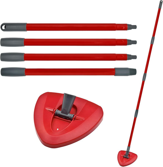 Mop Handle for Ocedar,Spin Mop Replacement Head Base Compatible with O Cedar,4-Section Spin Mop