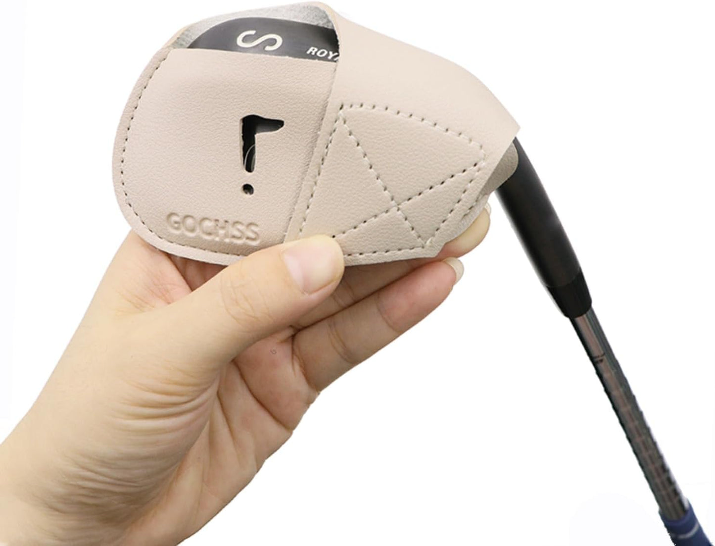 I Golf Iron Headcovers 10pcs PU Fit Both Right-Handed Clubs Golf Club Protector for Titleist Callaway Ping Taylormade Fit More Brands Golf Iron.