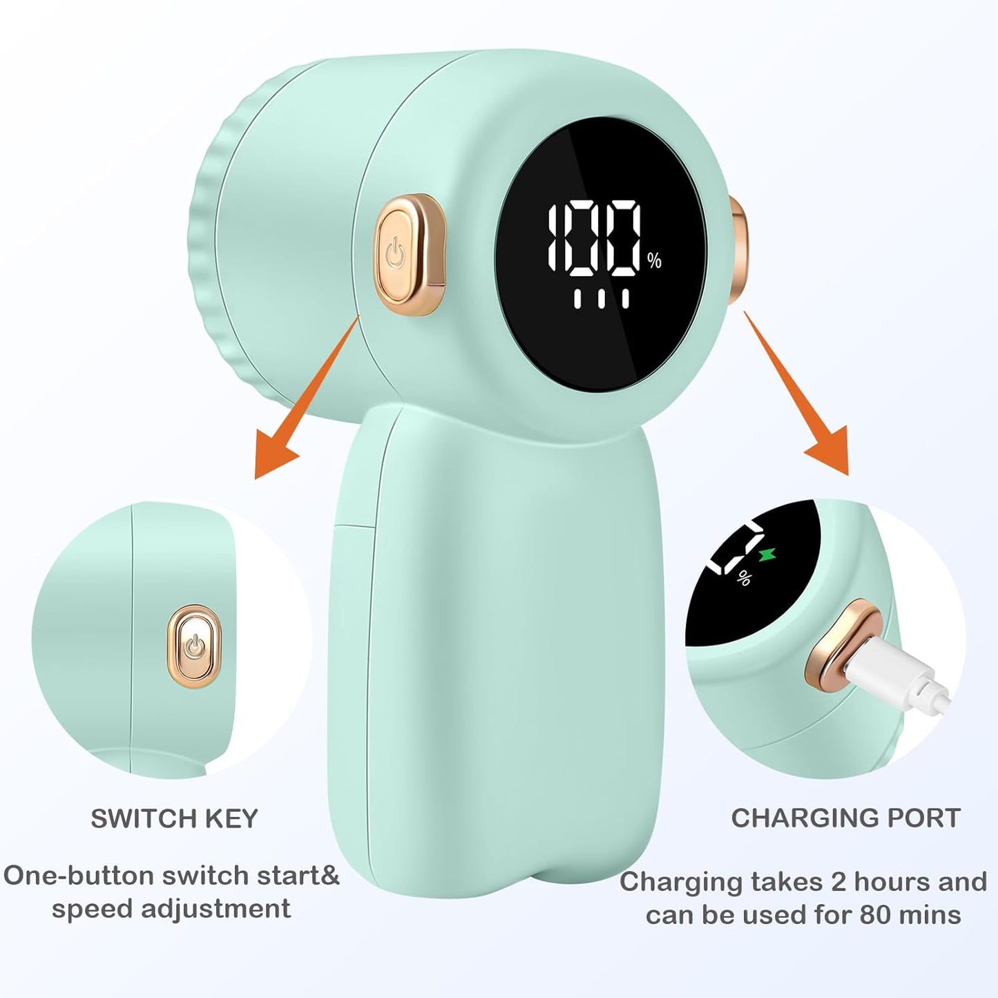 Rechargeable Fabric Shaver,Electric Lint Remover with Digital Display,3-Speeds Sweater Shaver for Clothes and Furniture (Green)