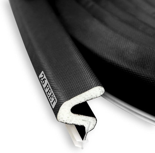 Kerf Weather Stripping Door Seal Strip 26 Ft Q Foam Door Weatherstrip Seal with Slot Card Slot