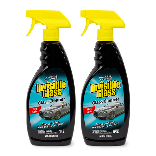 Invisible Glass 92164-2PK Premium Glass Cleaner Spray for Car Windshields and Windows, Automotive