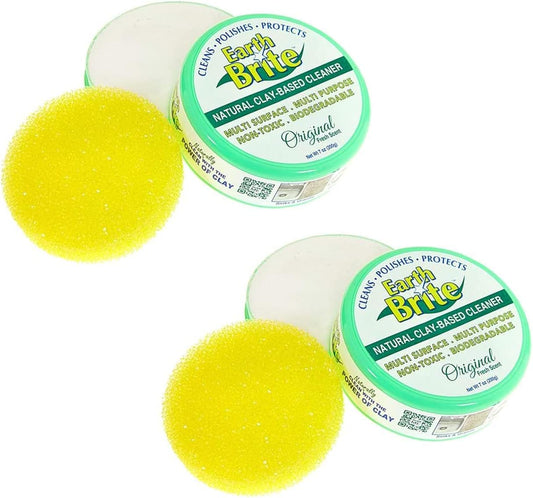 All Purpose Cleaner 2-Pack – Clay Bar Cleans Stoves, Bathrooms, and All Hard Surfaces – 100% Natural Cleaning Product