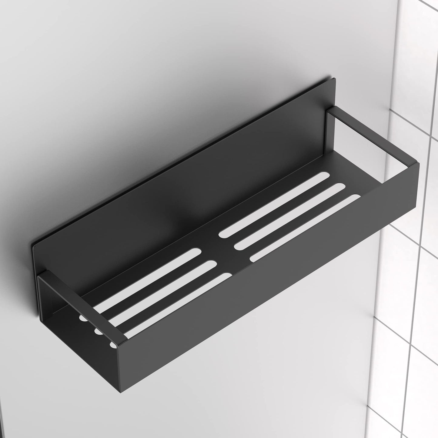 HuggieGems Metal Magnetic Spice Rack for Refrigerator Black, 4 Pack