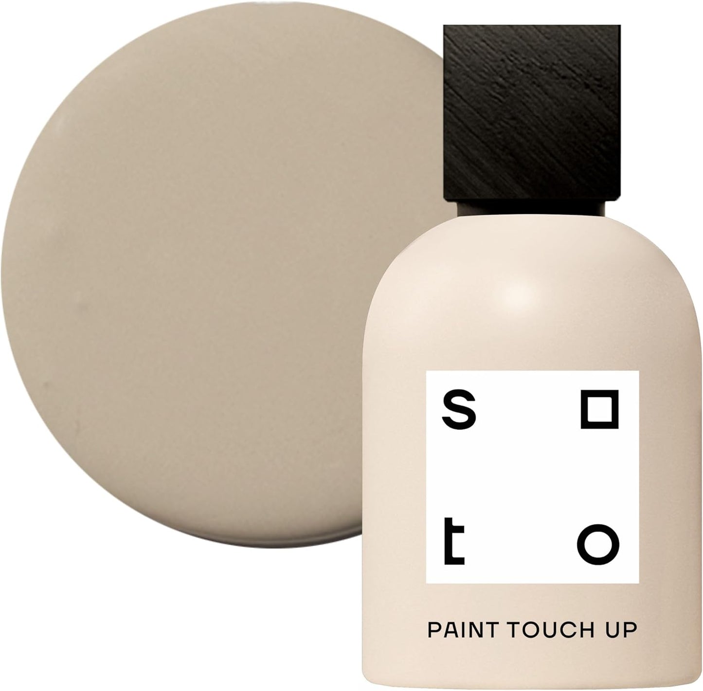 soto Beige Paint Touch Up, Matte Finish w/Brush-in-Bottle (No. 09 Rough Sketch) – Quick drying for Home Repairs, Kitchen Cabinets and more, 1.5 Oz