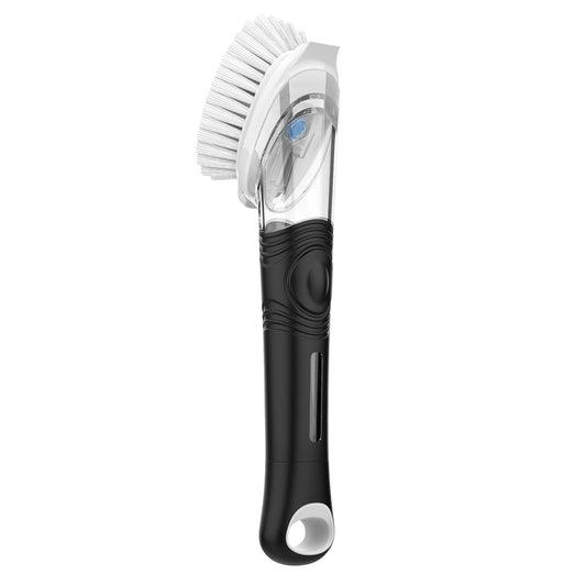 MR.SIGA Soap Dispensing Dish Brush, Kitchen Brush for Pot Pan Sink Cleaning
