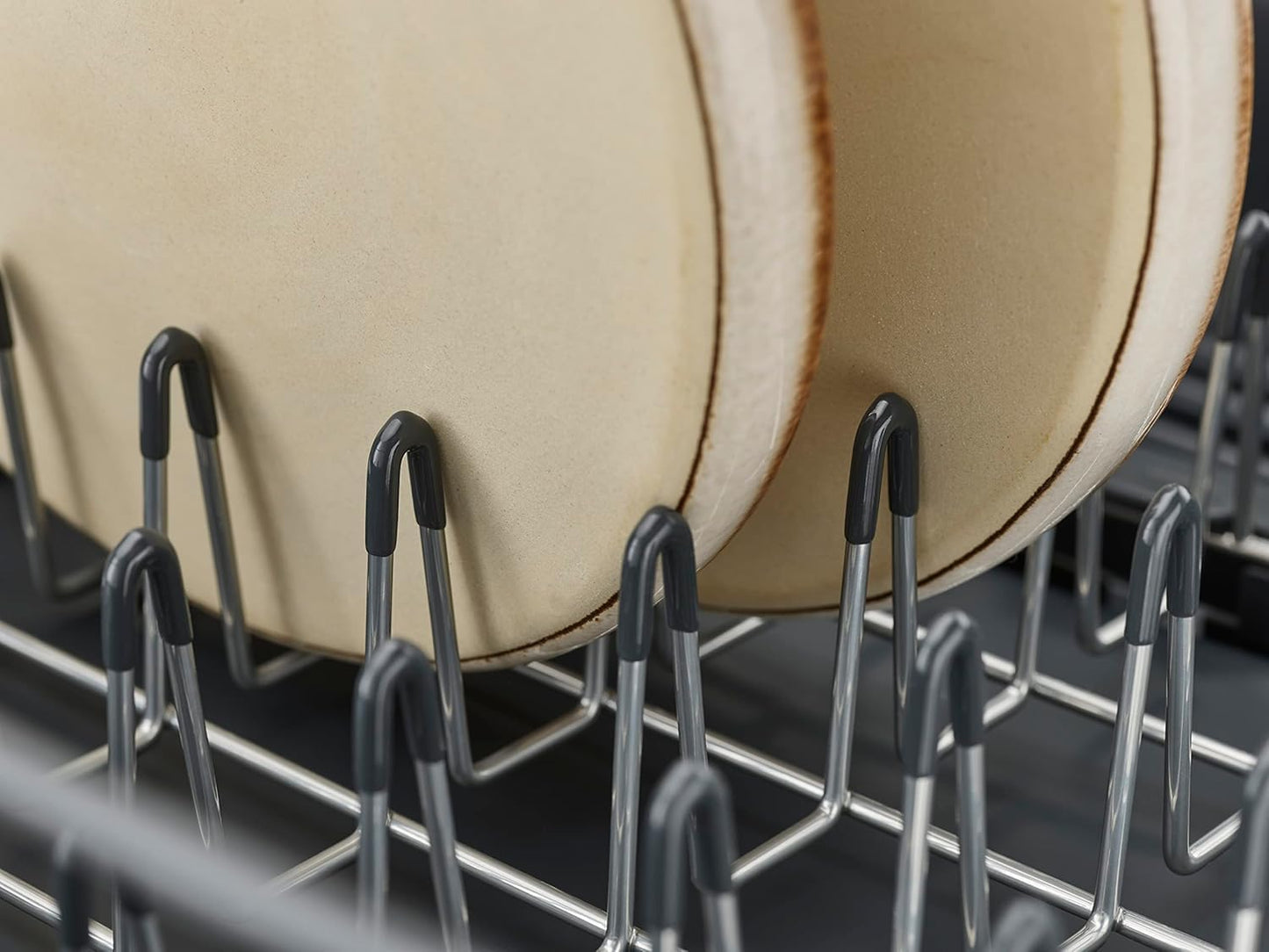 Joseph Joseph Extendable Dish Drying Rack with Dual Parts - Stainless Steel, Non-Scratch, Movable