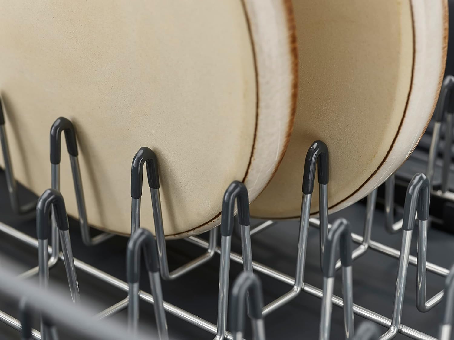 Joseph Joseph Extendable Dish Drying Rack with Dual Parts - Stainless Steel, Non-Scratch, Movable