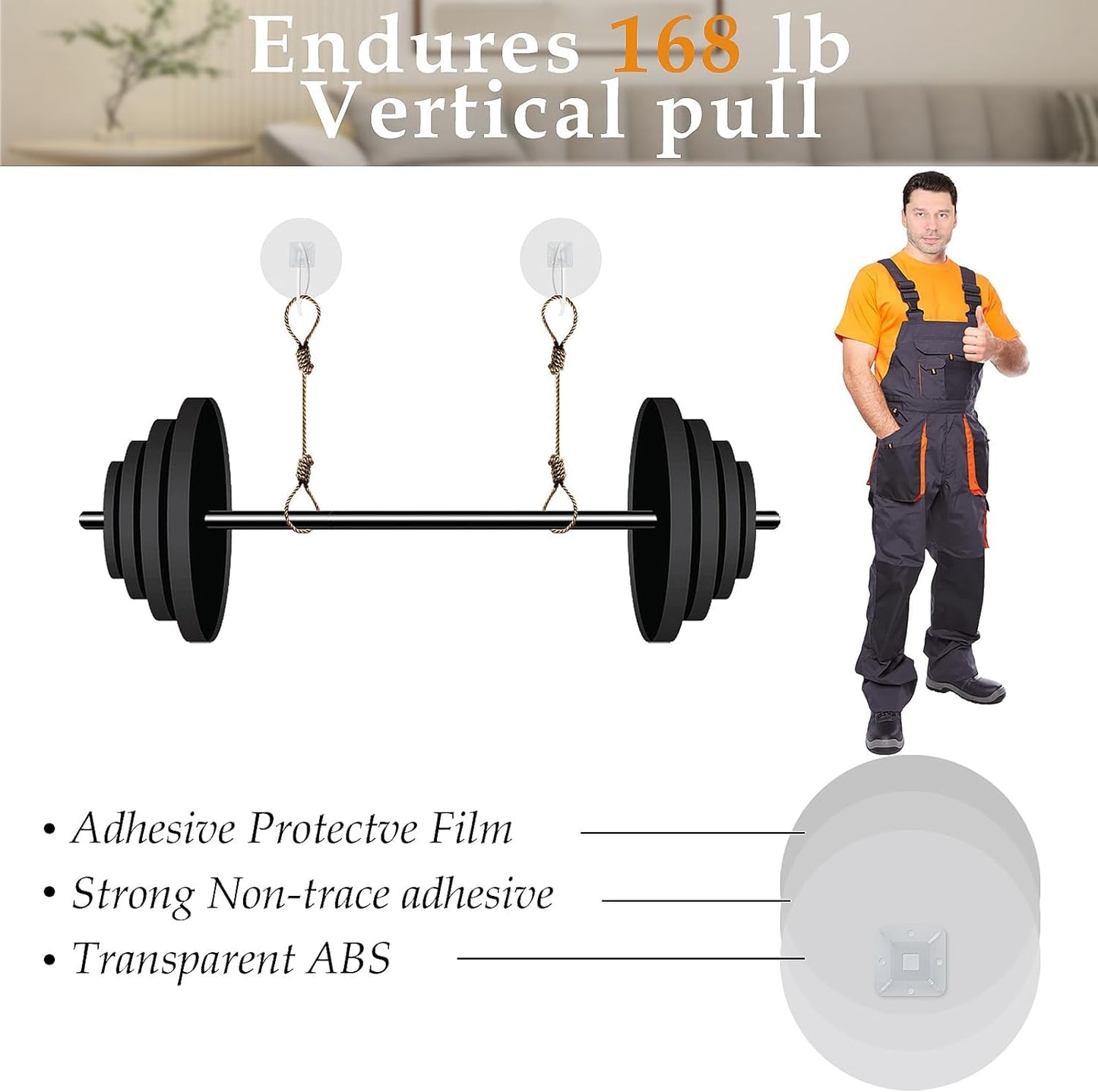 Furniture Anchors No Drill Upgraded Furniture Straps for Baby Proofing, Self-Adhesive Secure 168 Pound Furniture Prevent Falling Anti Tip Earthquake Straps for Child Safety（26pack）