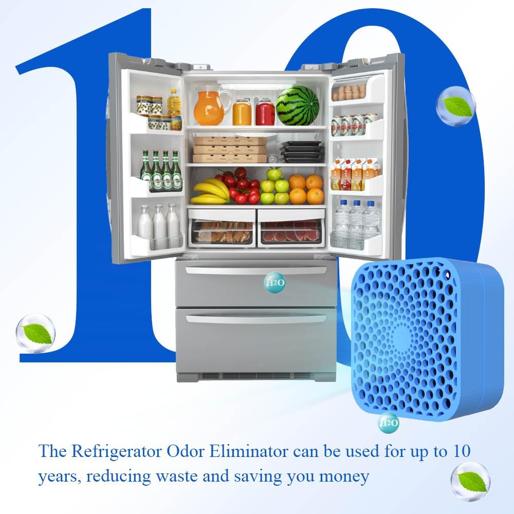 Refrigerator Deodorizer, a Portable Wonder, offers 10 Years of Long-Term use. It is Suitable for a Variety of Scenarios and Outperforms Baking-Soda-Charcoal Air Purifiers in Terms of Performance