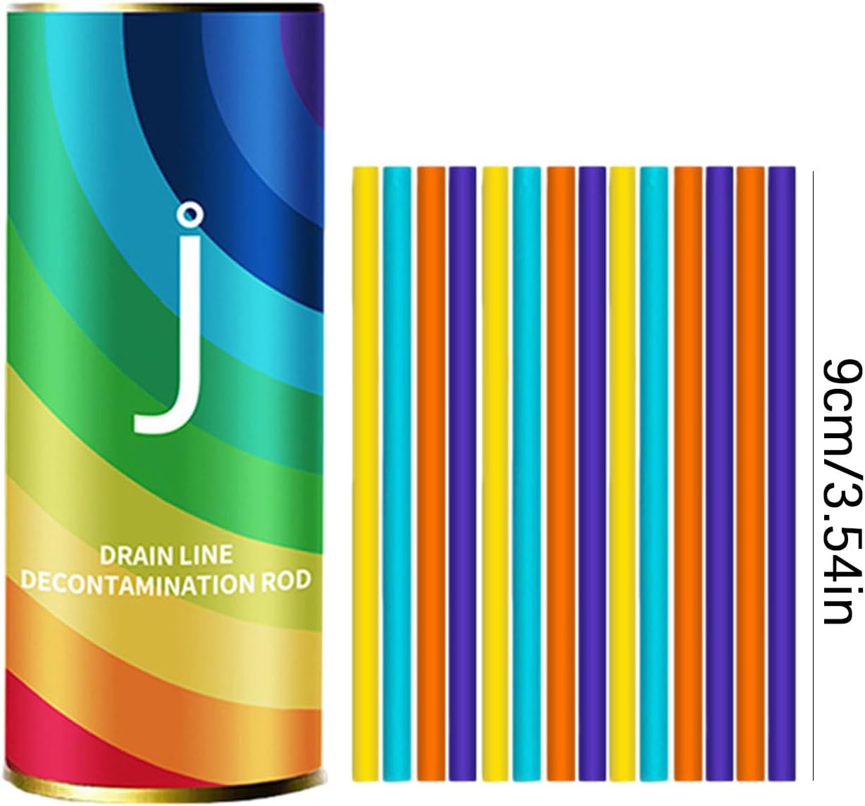 Drain Clog Remover Stick - Drain Clog Remover Tool - Anti-Gnat Unclogger for Descaling Sink Water Pipe Indoor Bathroom Toilet Tub Home