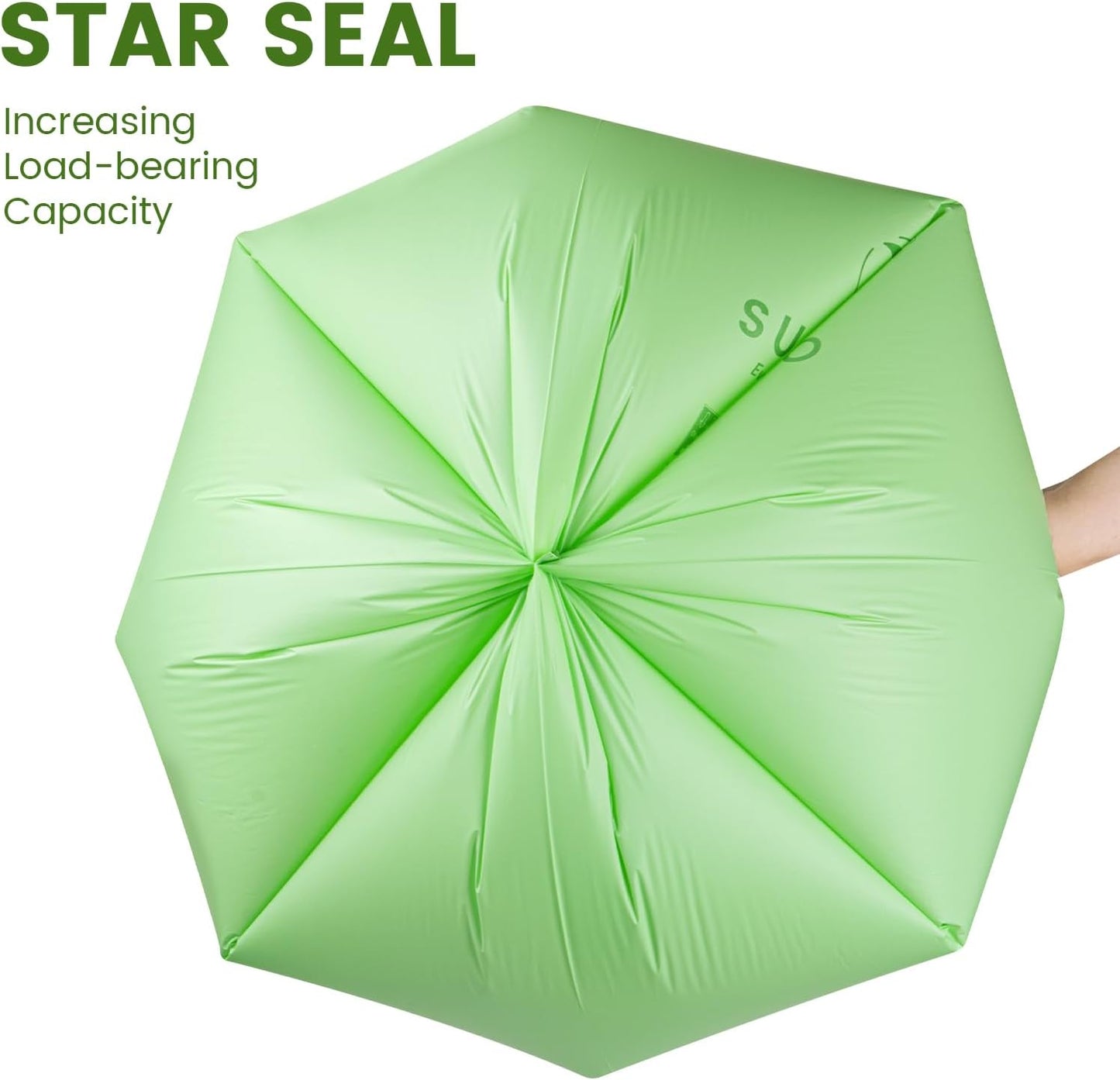 SUPERBIO 33 Gallon Compostable Yard Waste Bags, Lawn & Leaf Bags, Extra Thick 1.57 Mil (120 Count Bulk), BPI and OK compost INDUSTRIAL