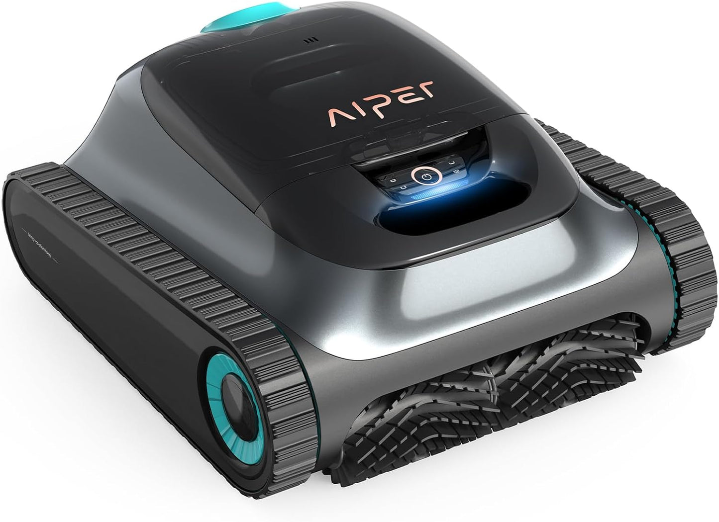 AIPER Scuba S1 Cordless Robotic Pool Cleaner, Pool Vacuum for Inground Pools, Wall and Waterline Cleaning, Smart Navigation for Pools up to 1,600 Sq.ft (Renewed)