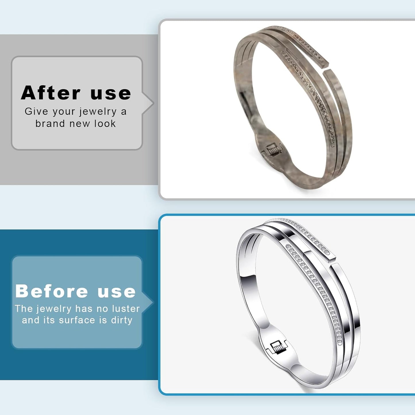 Phinus 3PCS Jewelry Cleaning Cloth, 10'' x 12'' Silver Polishing Cloth Jewelry, 100% Cotton Jewelry Cloth Polishing for Cleaning Gold, Diamonds, Platinum, Gemstones, Coins