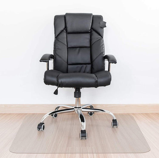 Kuyal Clear Chair Mat, Hard Floor Use, 48" X 59" Transparent Office Home Floor Protector mat