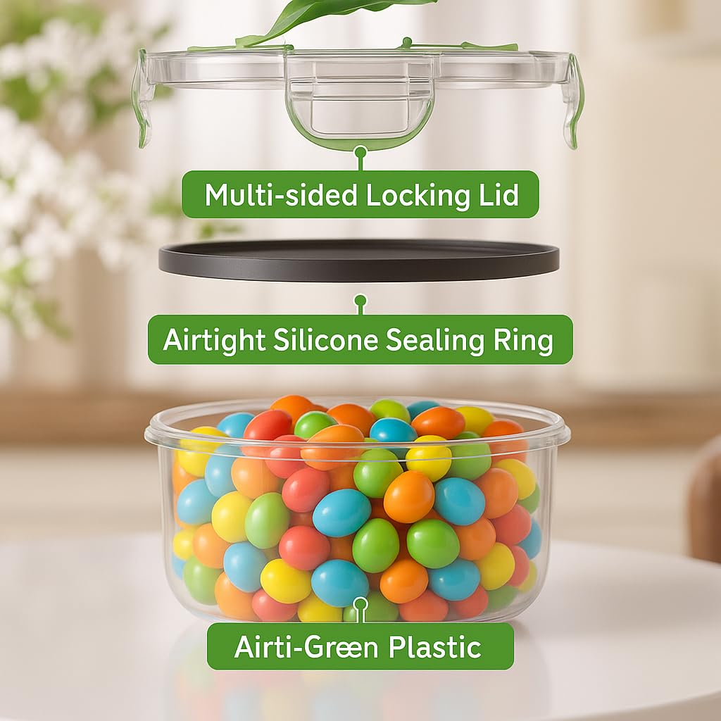 56 PCS Food Storage Containers with Lids Airtight (28 Boxes - 28 Lids)