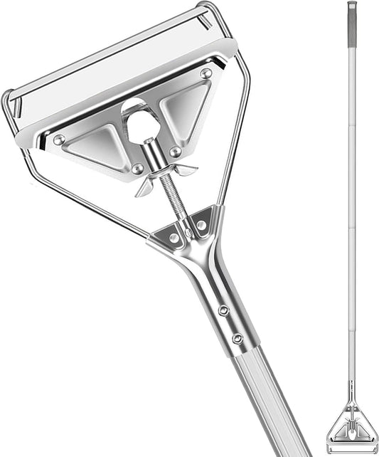 Commercial Mop Handle Heavy Duty,Industrial Metal Mop Stick Replacement for Home, Garage, Office