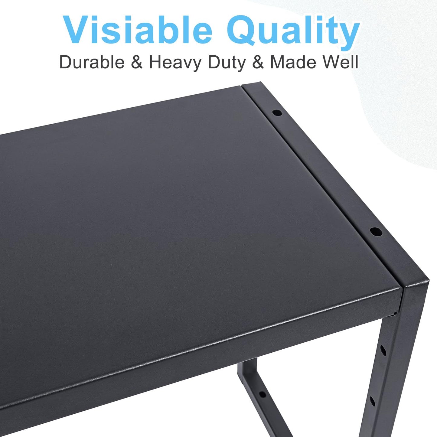Expandable Metal Storage Shelves, 110LBS Heavy Duty Shelving Units and Storage for Pots Pans Small