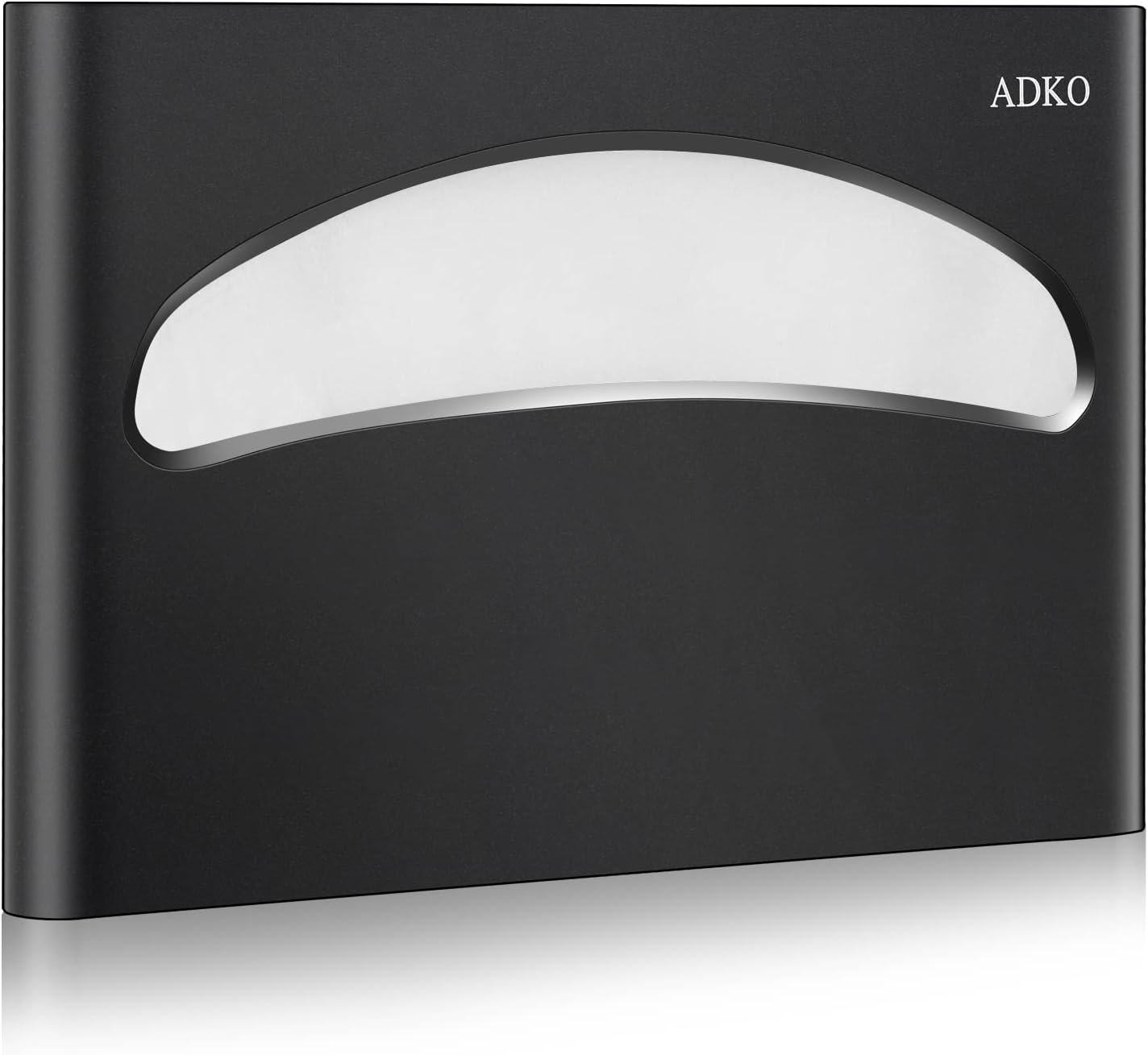 Toilet Seat Cover Dispenser Wall Mounted SUS 304 Stainless Steel (Matte Black)