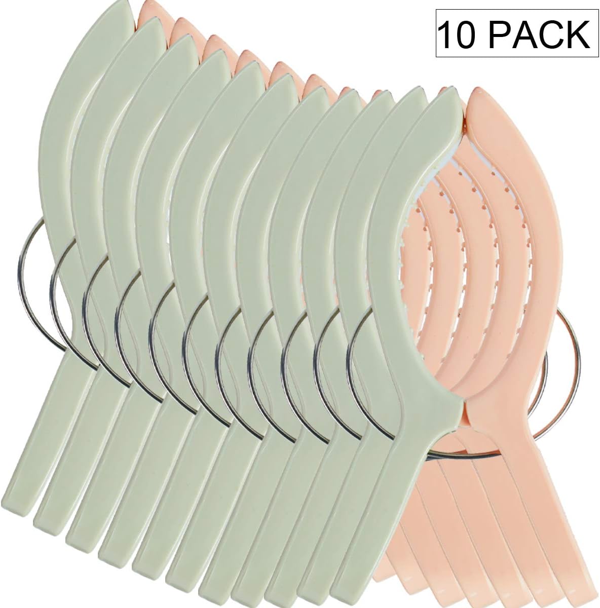 10 Pack Beach Towel Clips for Beach Chairs Jumbo Size Towel Clamps Lounge Pool Chairs on Cruise Chair Plastic Clothes Pegs Hanging Clip Clamps Large Items Cruise Vacation