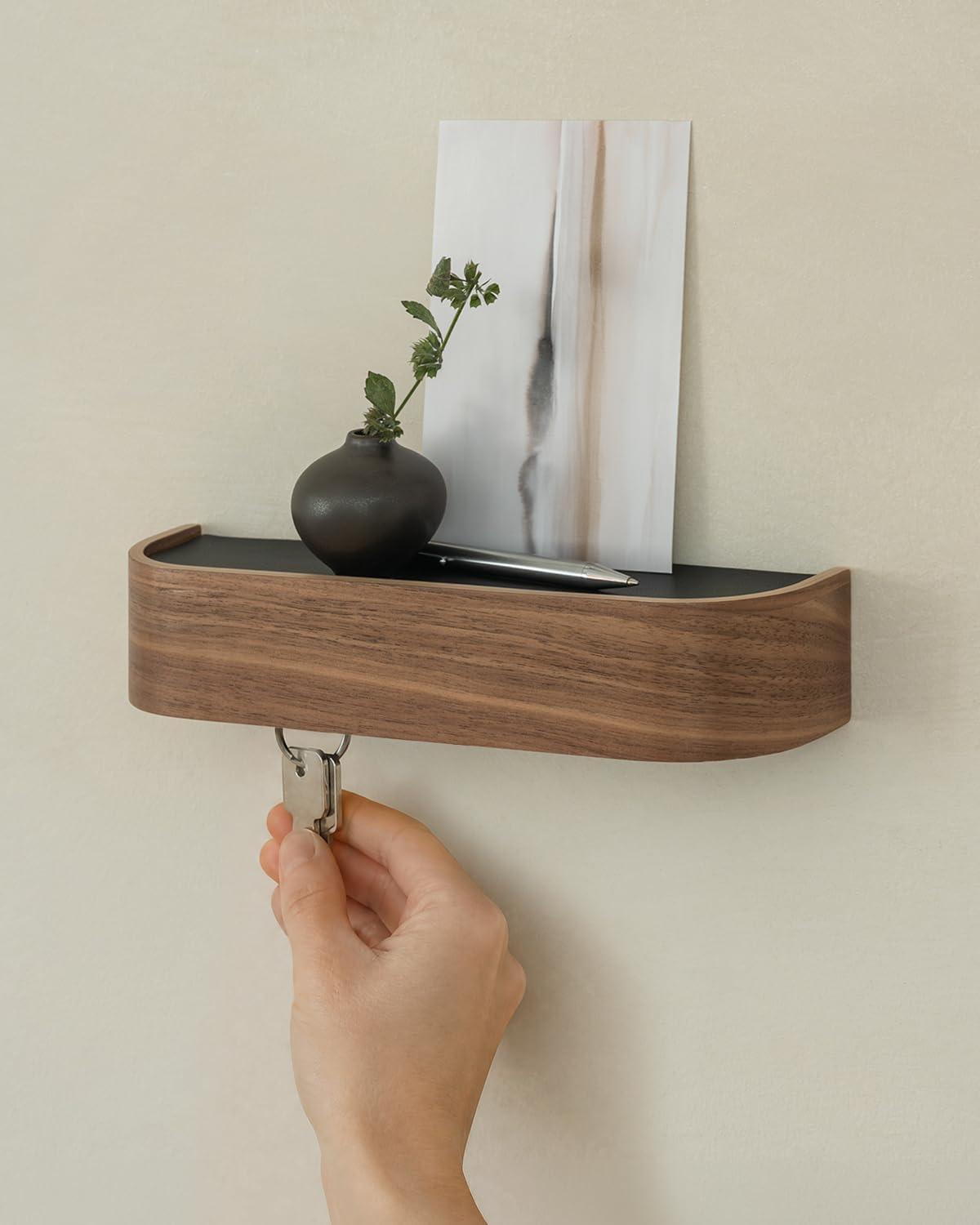Kazai. Key Holder 'Toke' | Minimalist Key Hook Design from Berlin | Modern Key Holder Wall Mount