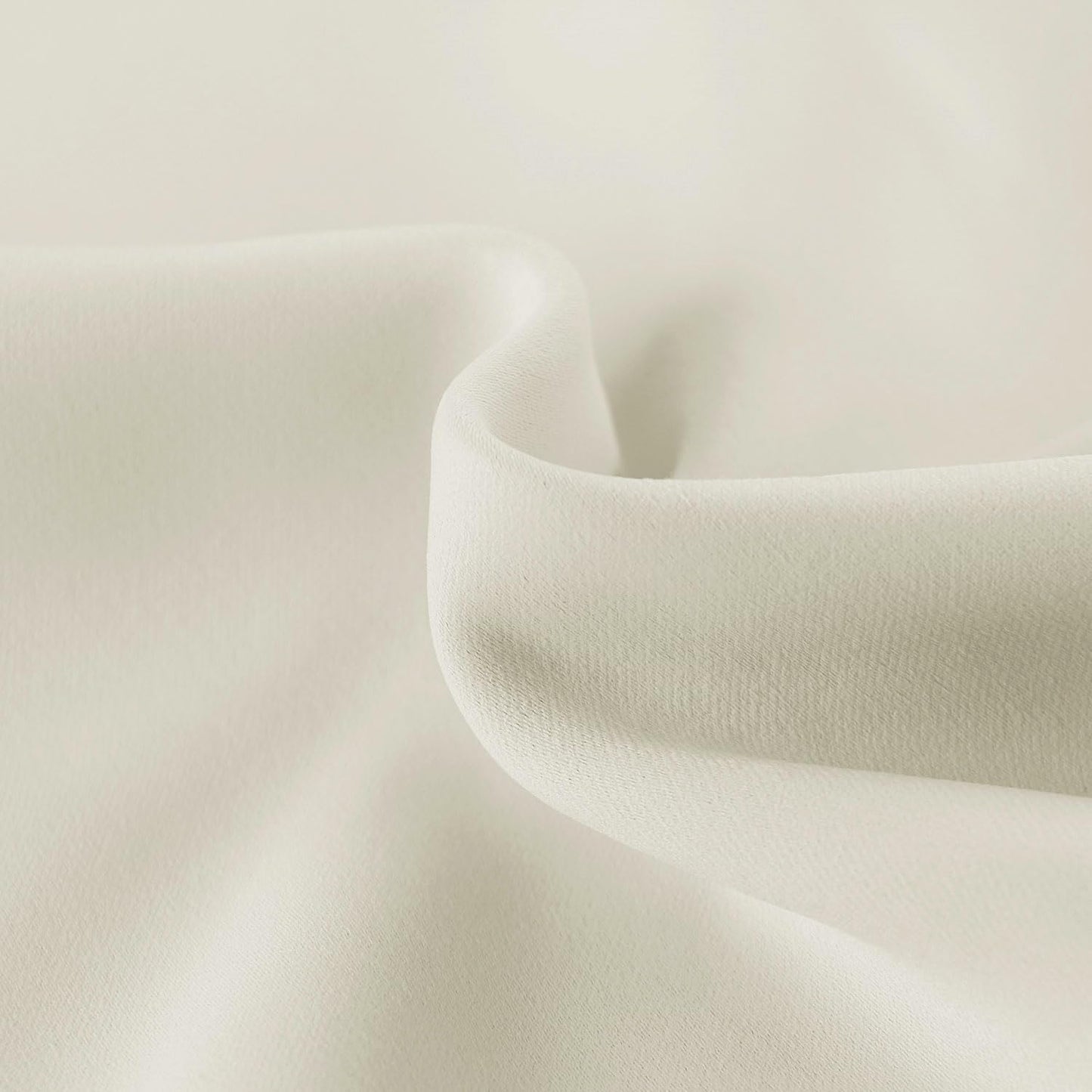 DWCN French Door Curtains – Rod Pocket Thermal Blackout Curtain for Window/Patio Doors/Doorways/Classroom/Kitchen for Privacy, 36W by 80L Inches, 1 Panel with Tieback, Light Beige