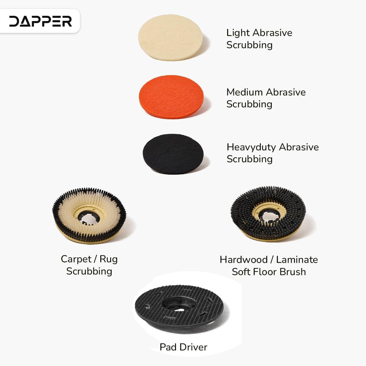 17" Heavy-duty Multi-Functional Floor Buffer Polisher Machine - Clean, Buff, Scrubb and Polish with Ease! Ideal for Carpets Too! Includes Optional Solution Tank, 2 Brushes and 3 Scouring Pads