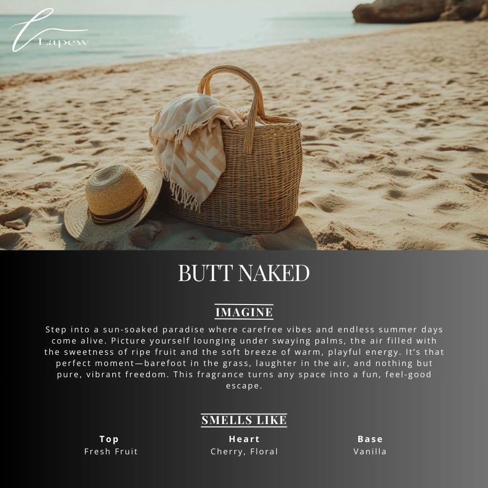 Butt Naked Carpet Freshener Powder Refill 36 oz | Powerful Odor Eliminator for Home | Upholstery Deodorizer | Carpet Deodorizer | Pet Urine | Cat Litter Box