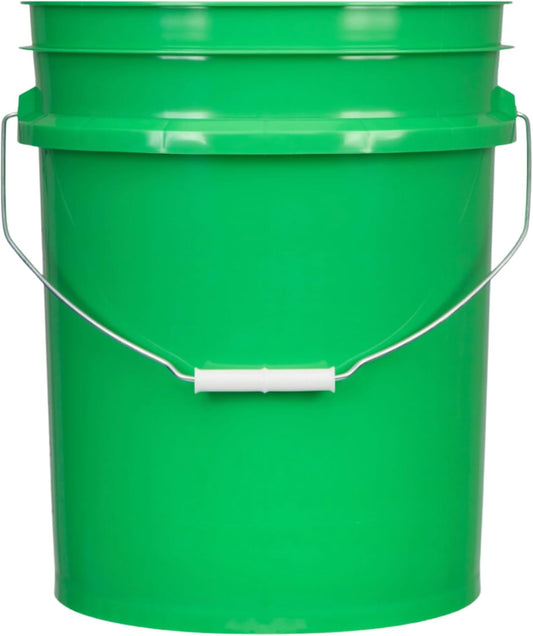 House Naturals 5 Gallon Premium HPDE Plastic Bucket - Made in USA Food Grade Storage Container, BPA
