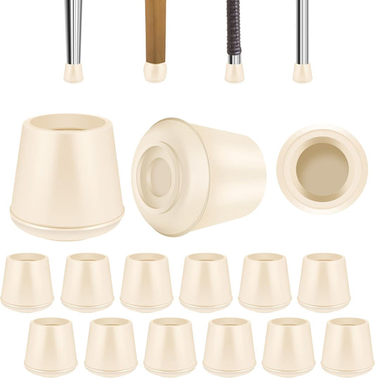 5/8" Round Rubber Chair Leg Tips Caps, Chair Leg Floor Protectors, Non-Slip Chairs Legs Caps, Stool
