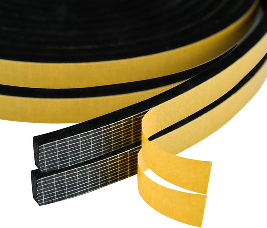 High Density Foam Weather Stripping Door Seal Strip Insulation Tape Roll for Insulating Door Frame