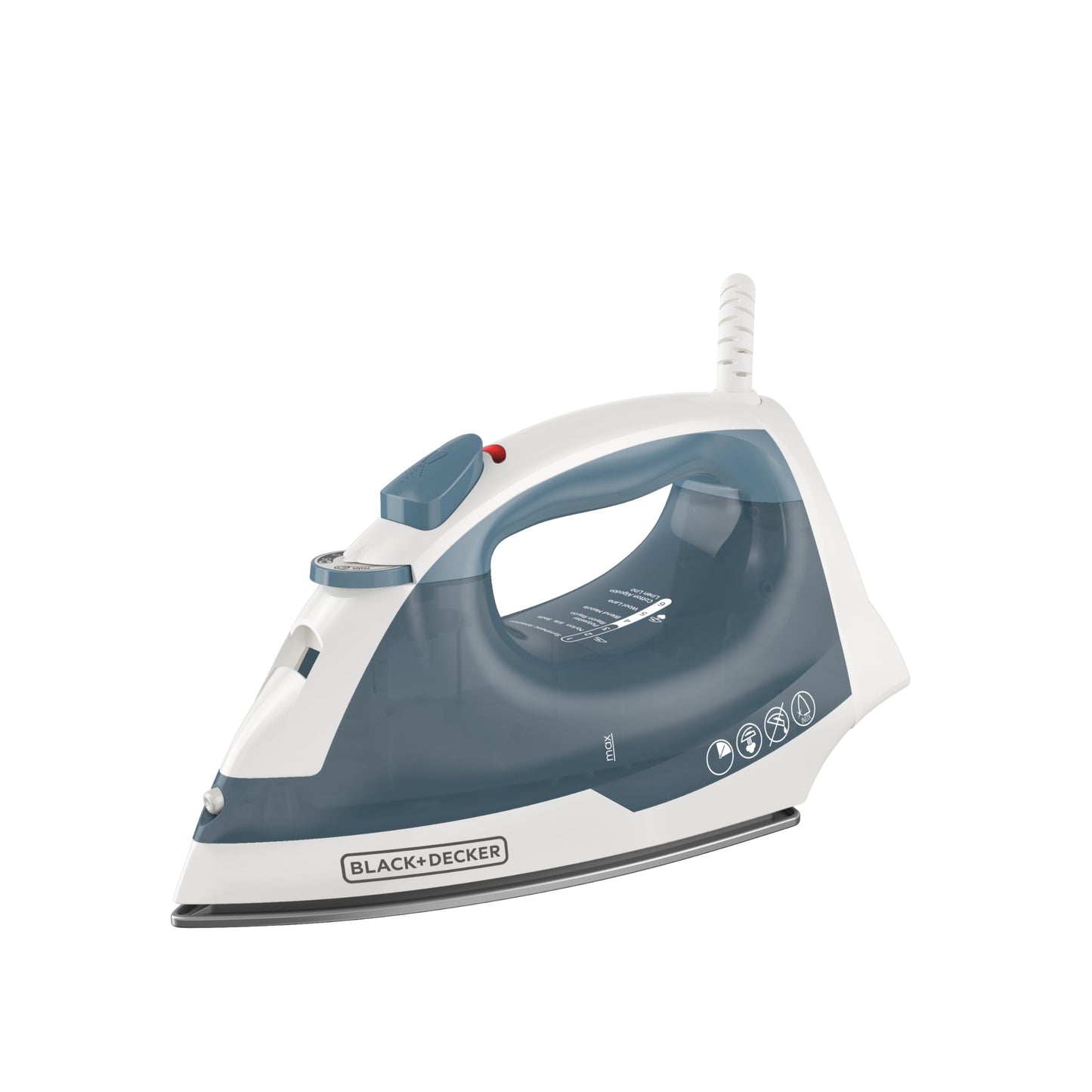 BLACK+DECKER Steam Iron for Clothes with Auto Shutoff & TrueGlide Soleplate
