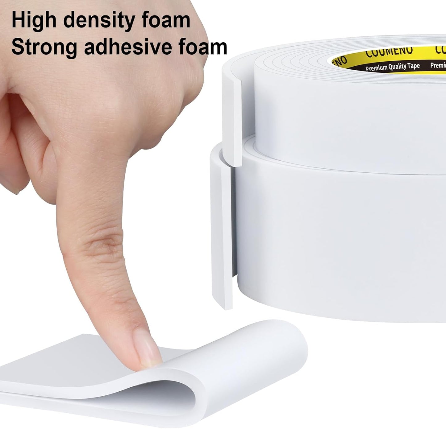 EVA Single-Sided Adhesive Foam Tape, Sealing Strip Foam Pad Sponge Tape Suitable for Sealing Doors and Windows Window 2inX16.4FT