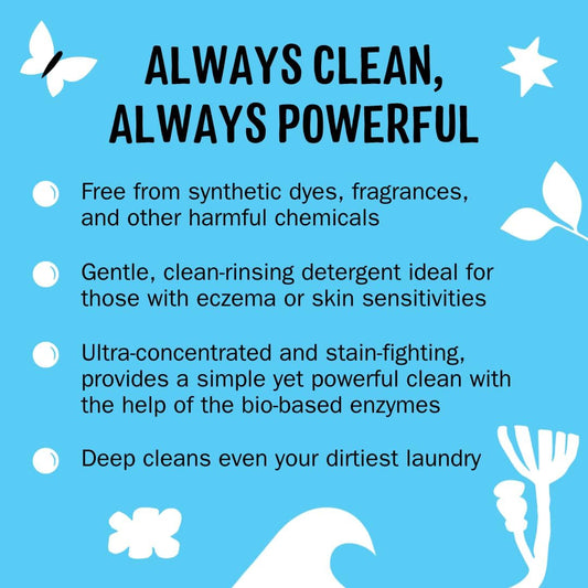 Molly's Suds Liquid Laundry Detergent | Clean Laundry Detergent Soap for Sensitive Skin | 2x