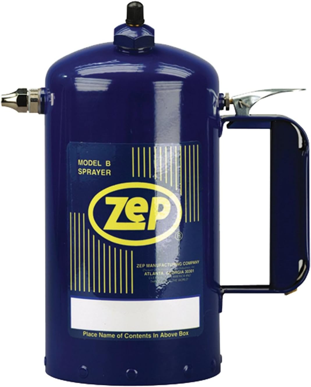 Zep Model B Heavy-Duty Steel Solvent Sprayer - 32 oz (Each) 829801 - Industrial Strength, Refillable Pressurized Sprayer with A Spring-Loaded Trigger