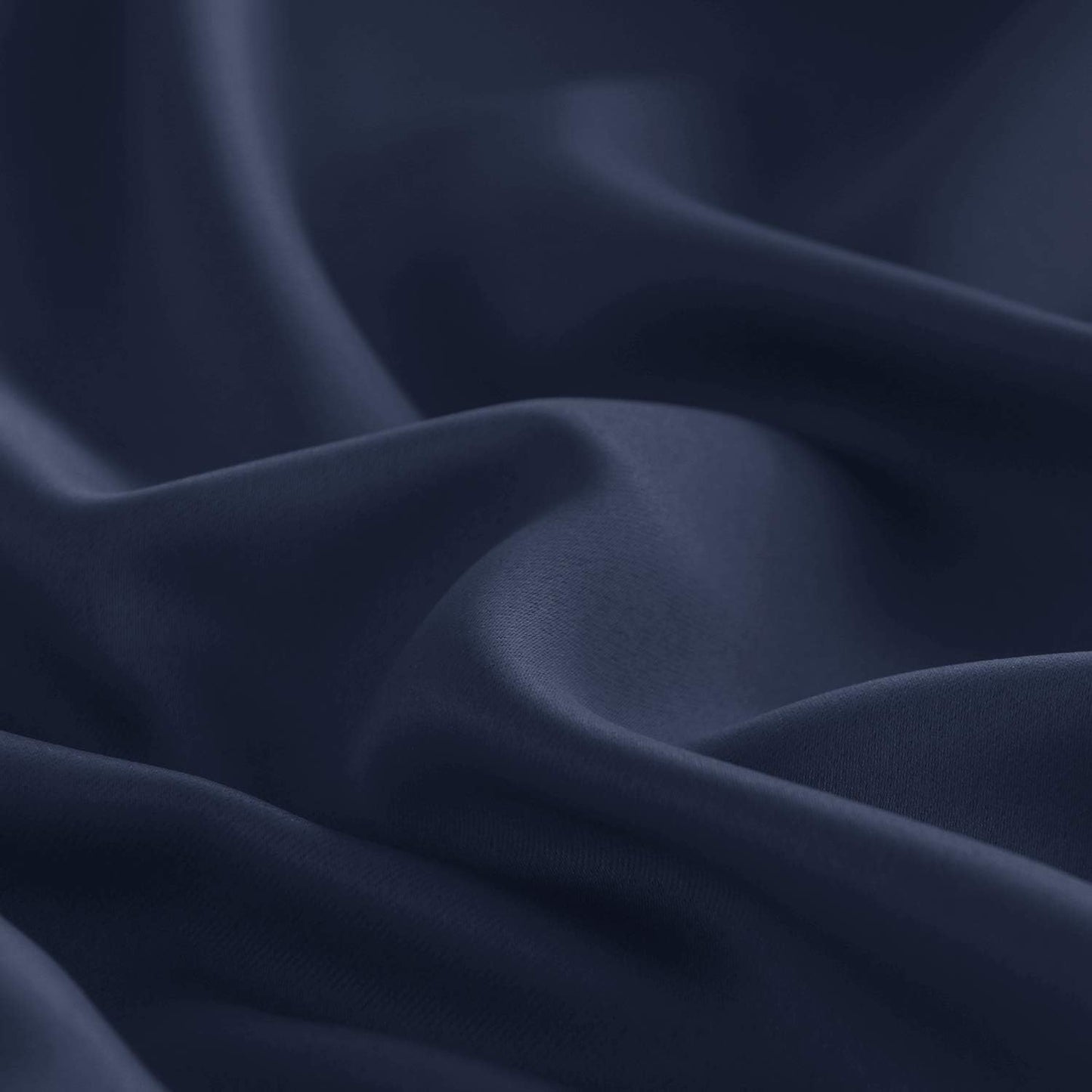 DWCN French Door Curtains – Rod Pocket Thermal Blackout Curtain for Doors with Glass Window, Kitchen and Patio Doors for Privacy, 23 X 72 Inches Long, 1 Curtain Panel with Tieback, Navy Blue