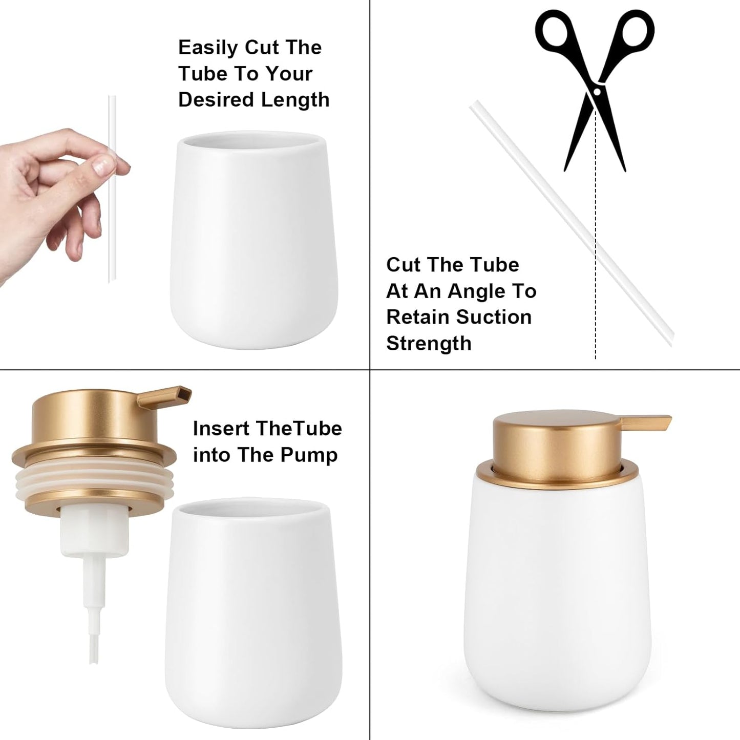 Foam Soap Dispenser Pump 2pcsHead Replacement Spare Plastic Pump Bathroom Countertop