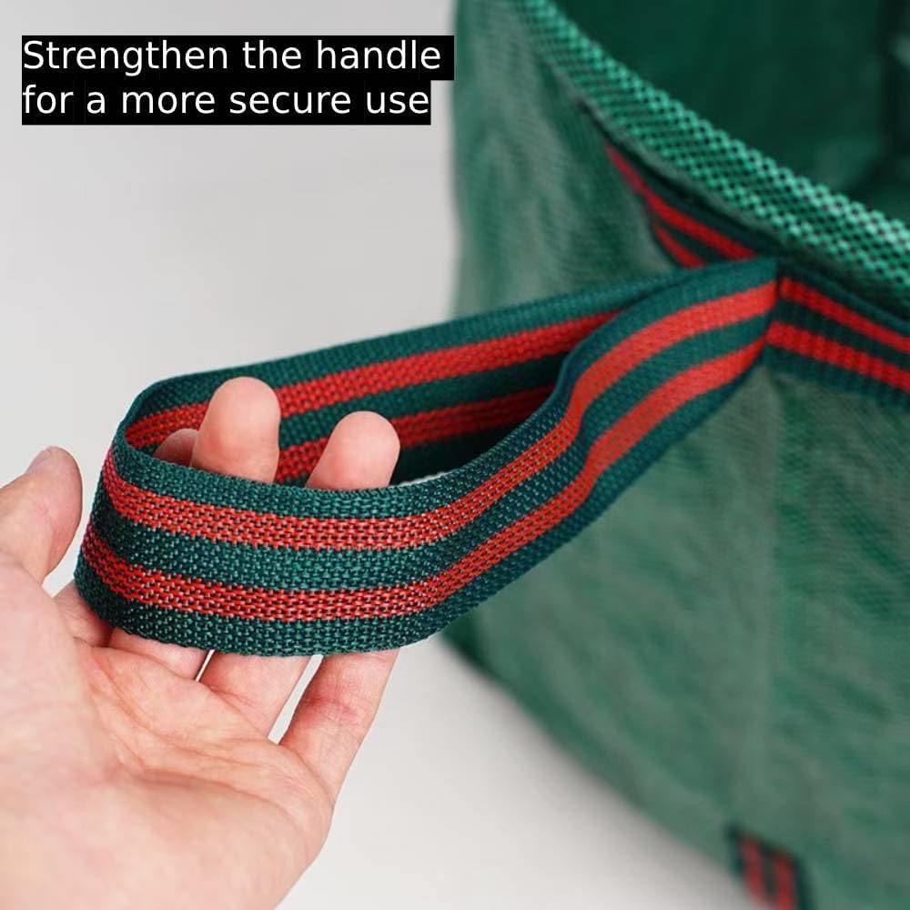 72 Gallon Garden Bags for Debris,2-Pack Yard Waste Bags,Large Dustpan-Type Lawn Bags with Gardening Gloves, Leaf Bags for Yard Debris,Grass Clippings,Collapsible Trash Can for Parties,Laundry,Camping