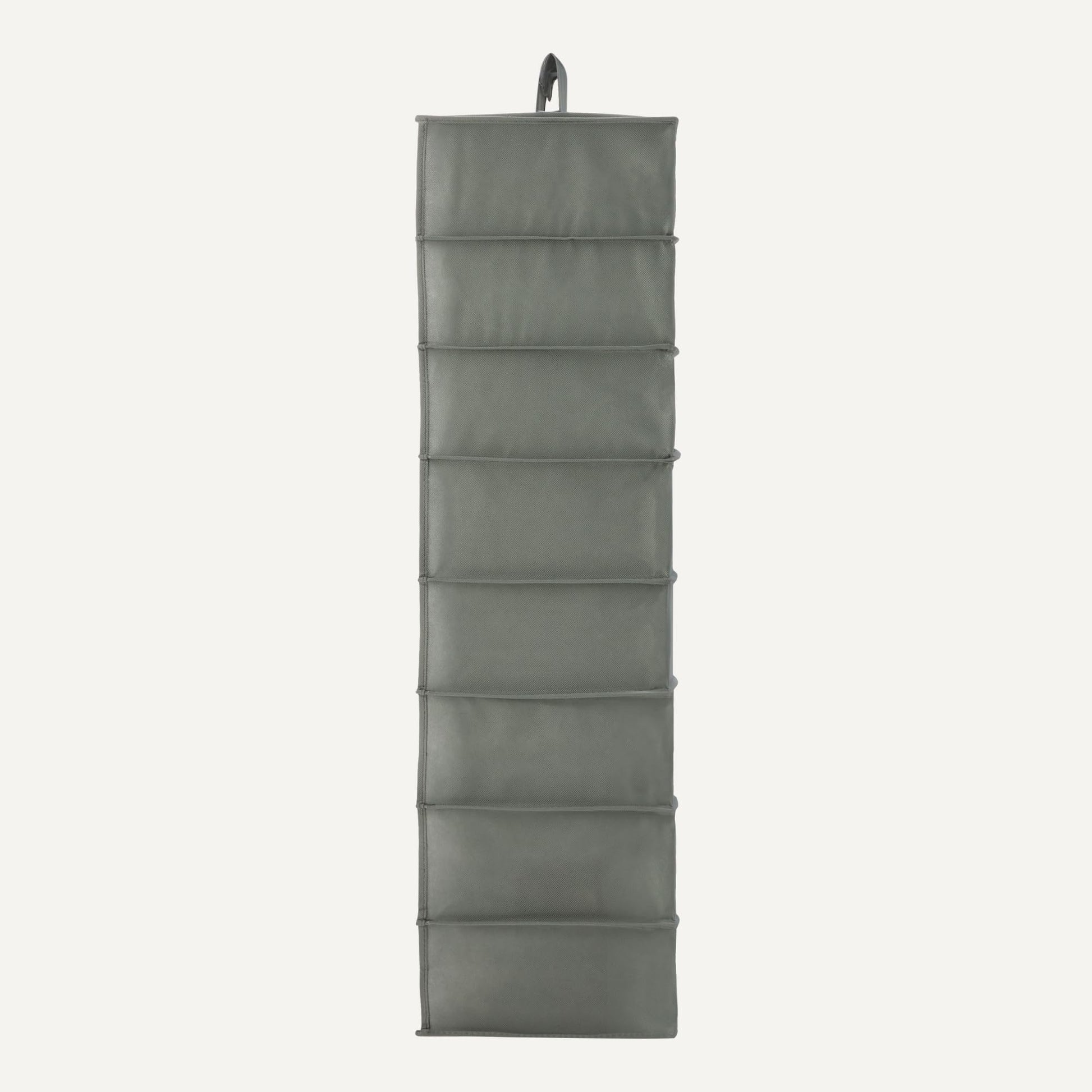 Amazon Basics 8-Tier Hanging Closet Shelf Shoe Organizer, Space Saving Storage, Foldable, 11.5 x 41