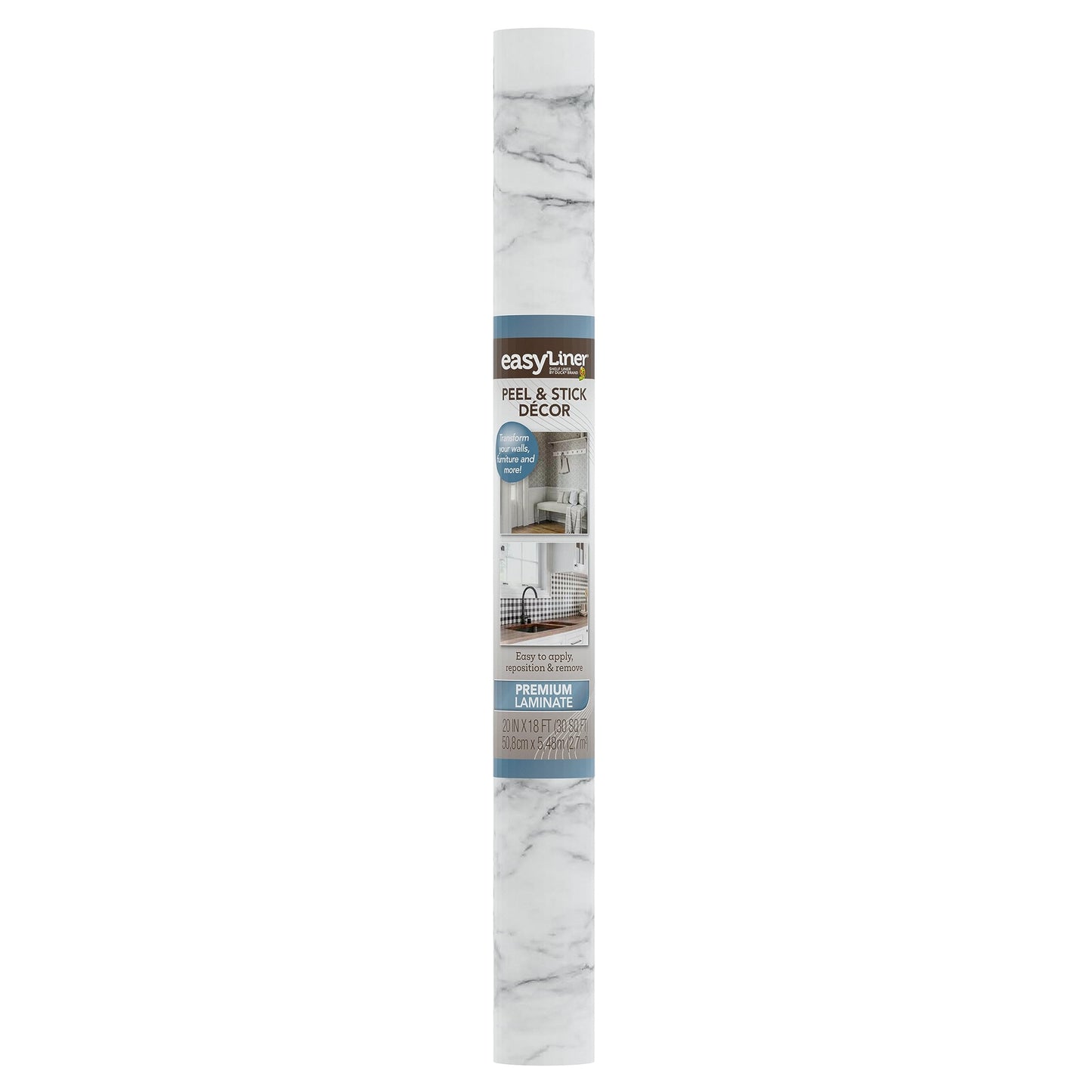 EasyLiner Peel & Stick Decor Removable Peel and Stick Wallpaper, Decorative Self Adhesive Shelf