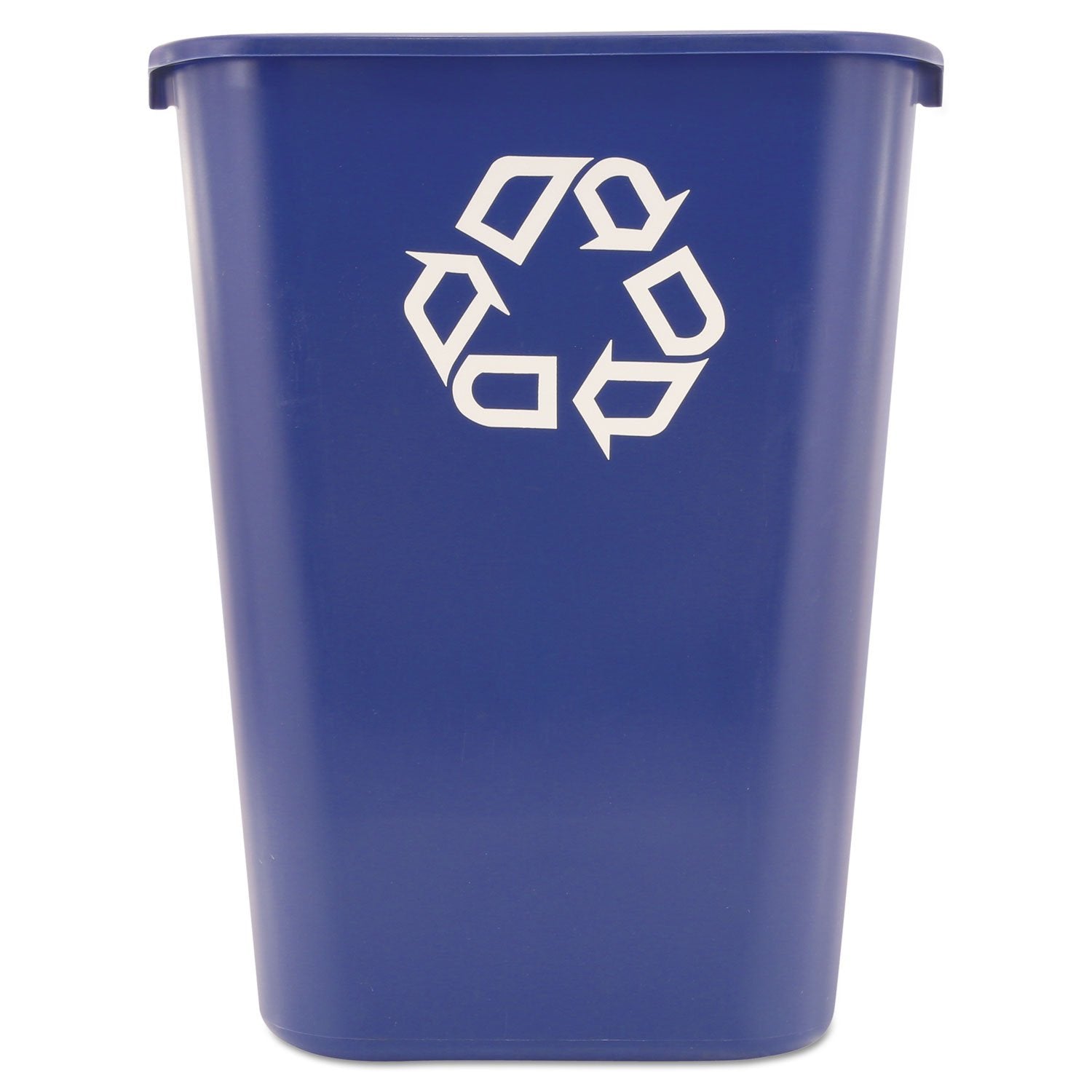 Rubbermaid Commercial Products Deskside Recycling Can, 10.25-Gallon/41-Quart, Blue Recycling