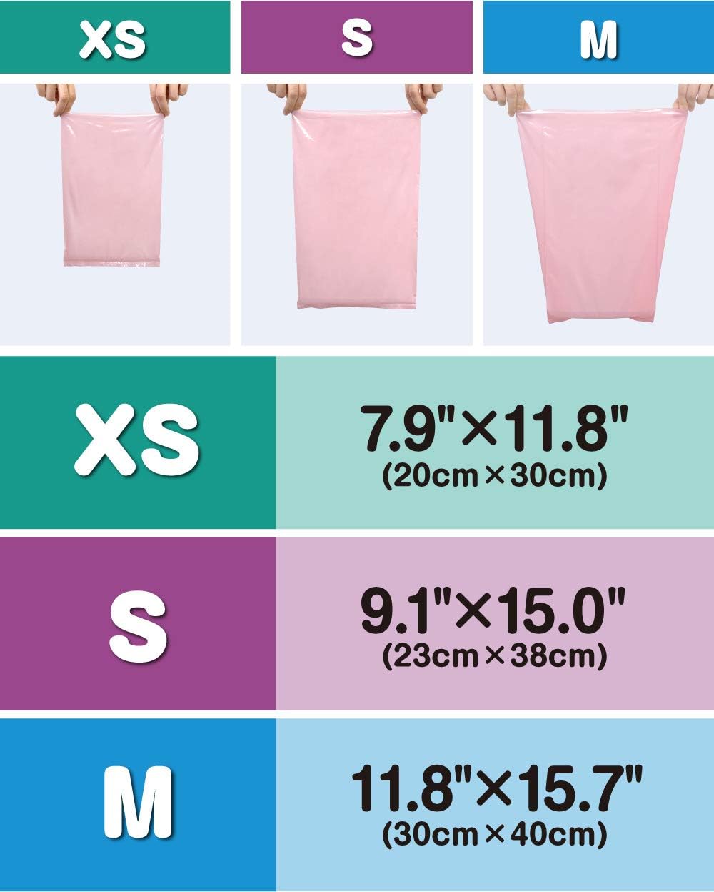 BOS Amazing Odor Sealing Baby Diaper Disposal Bags - Durable and Unscented [Size: M, Color: Pink] (90 count, Pack of 1) (90 Bags)