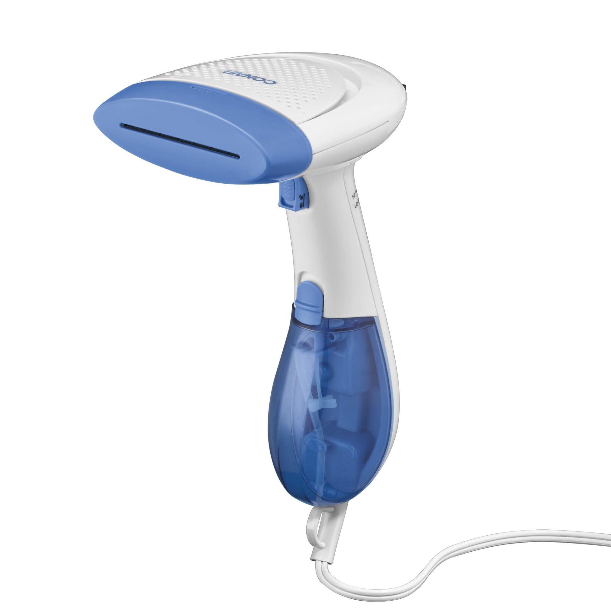 Conair Handheld Garment Steamer for Clothes, ExtremeSteam 1200W, Portable Handheld Design,White/Blue
