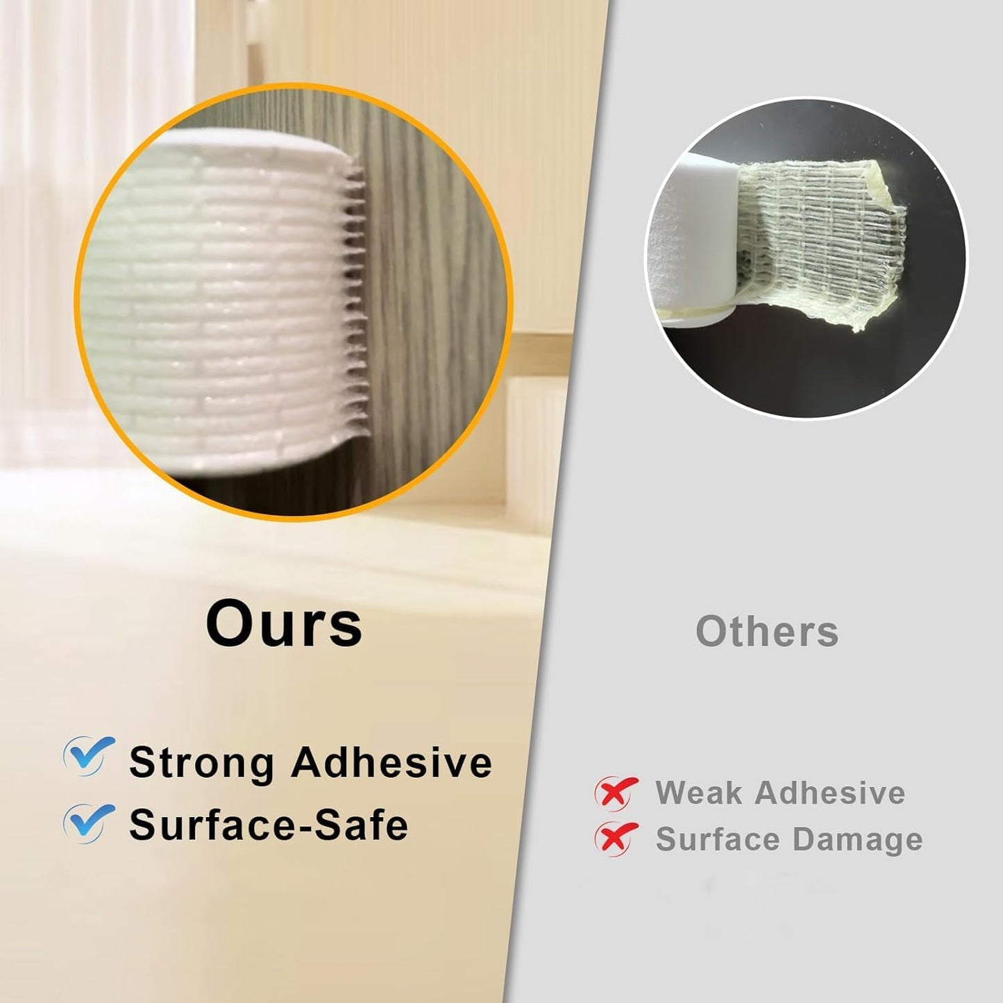 High Density Foam Weather Stripping Door Seal Strip Insulation Tape Roll for Insulating Door Frame, Window, Air Conditioner Soundproof Self Adhesive Sealing Weatherstrip(1 in x 1/4 in x 66 Ft)