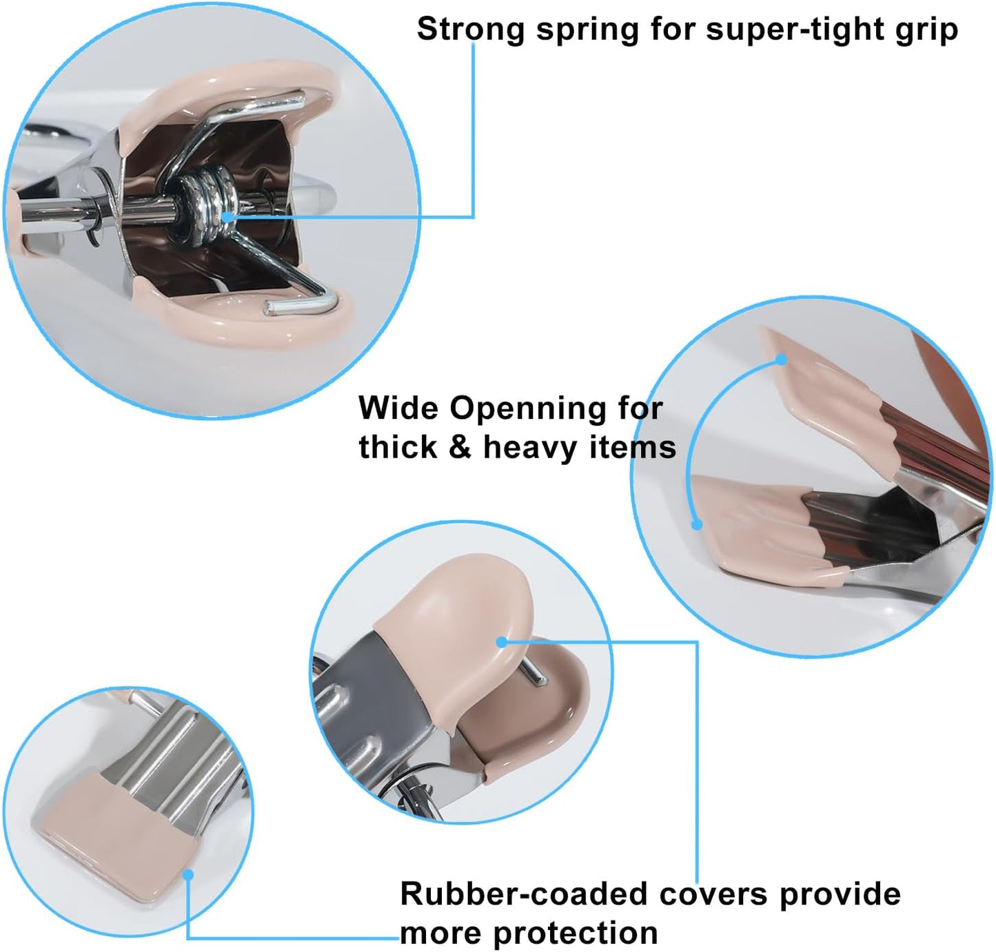 15/30Pcs Upgrade Double Head Clamp Dipped Clothespin for Laundry Hooks with Clips, Boot Holder, Hanging Clips, Portable Multifunctional Hangers Single Clip Space Saving for Jeans, Hats (15, Pink)